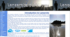 Desktop Screenshot of lanzarote-guide.com