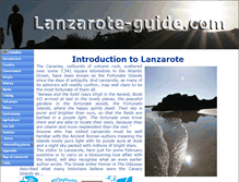 Tablet Screenshot of lanzarote-guide.com